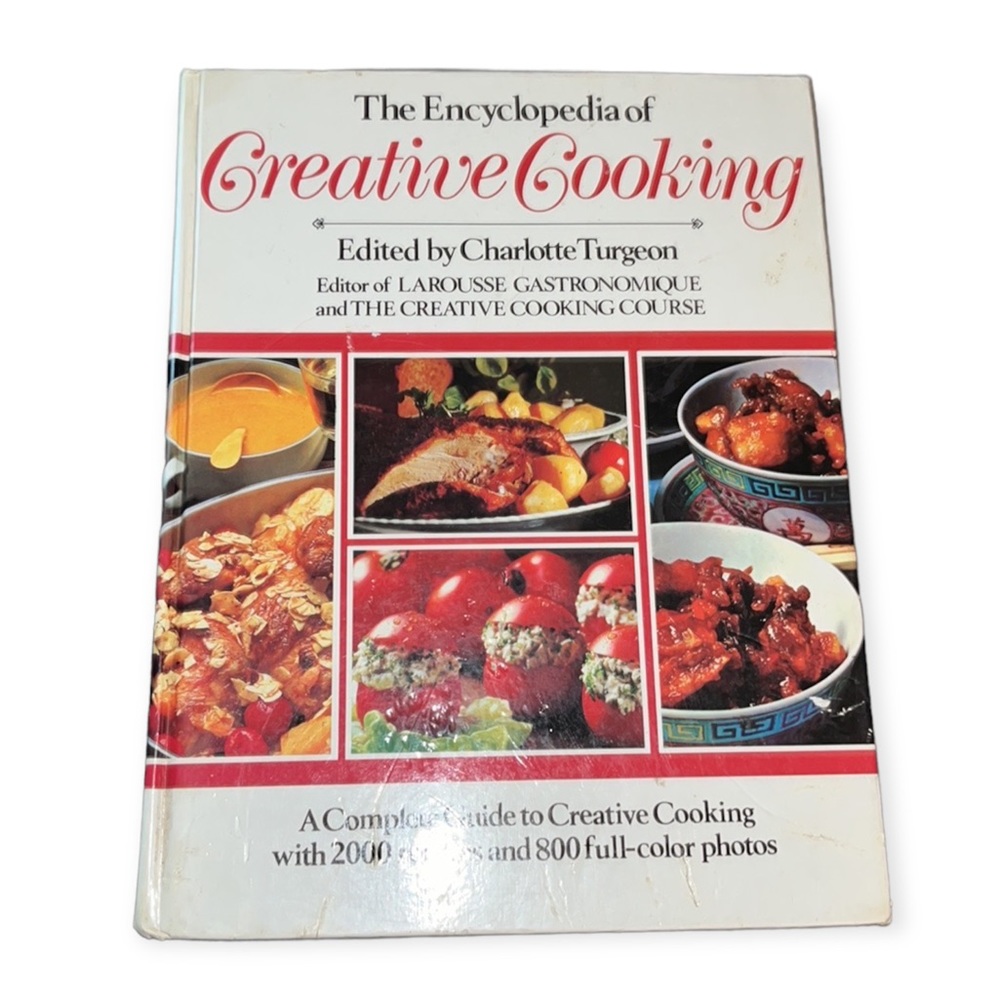 Vintage The Encyclopedia of Creative Cooking Cookbook 1982 Hardcover Edition